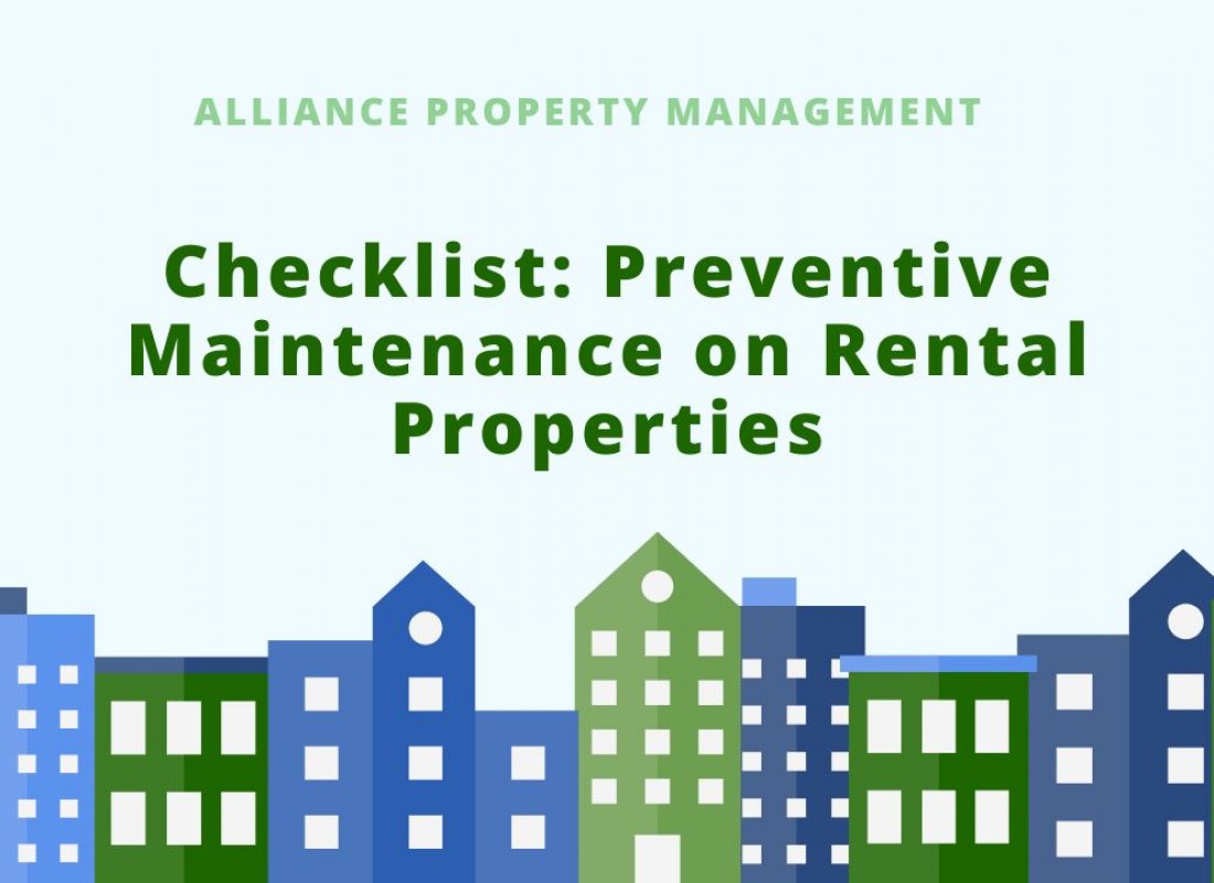 Checklist: Preventive Maintenance on Rental Properties